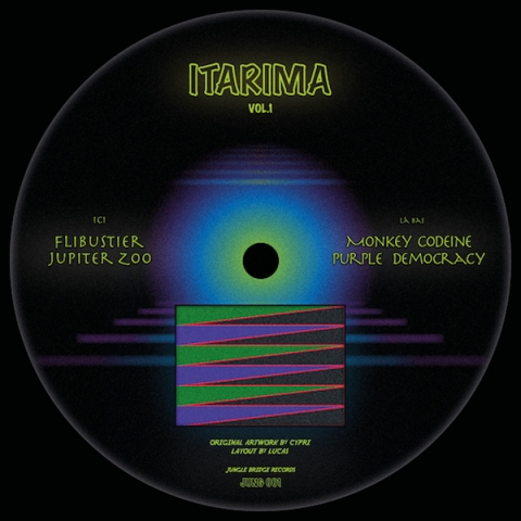 ( JUNG 001 ) ITARIMA - Vol. 1 Flibustier ( 12" vinyl ) Jungle Bridge Records
